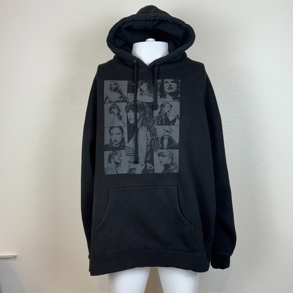 Taylor Swift The Eras Tour Concert Merch Hoodie Adult 2XL Black Limited Edition - Picture 1 of 13